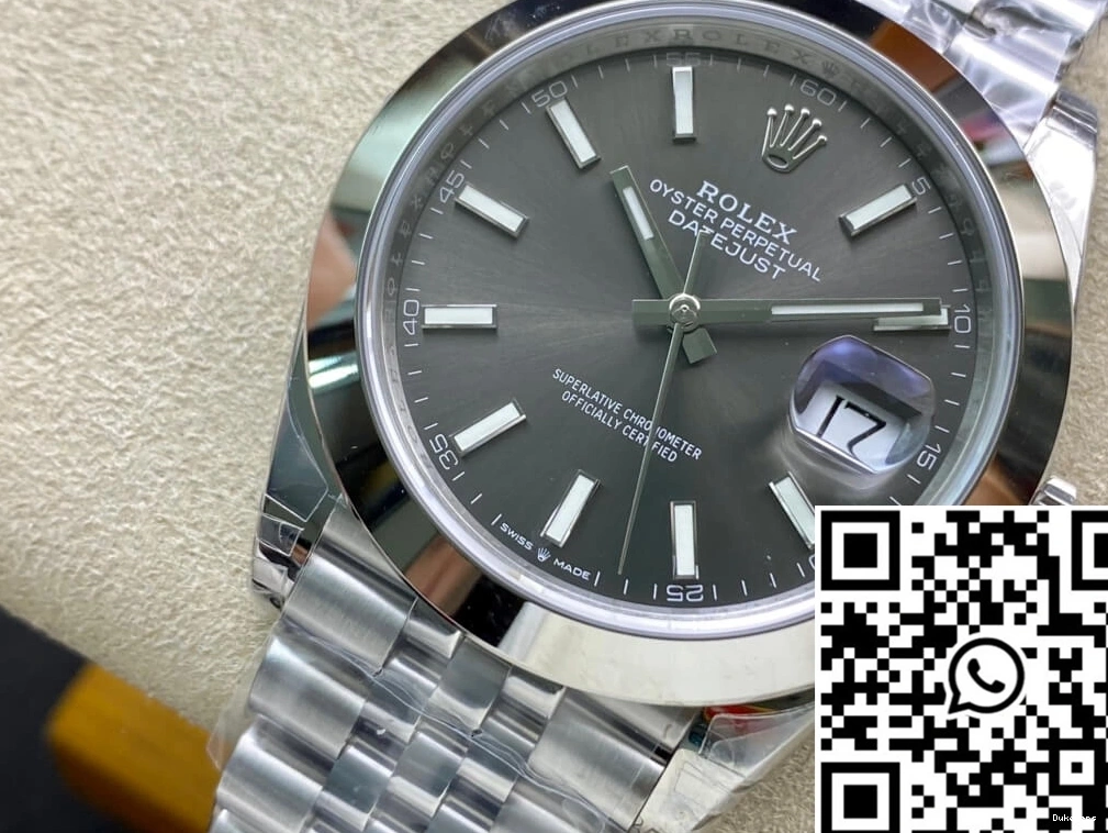 M126300-0008 Factory Rolex Gray Datejust VS Dial 0121